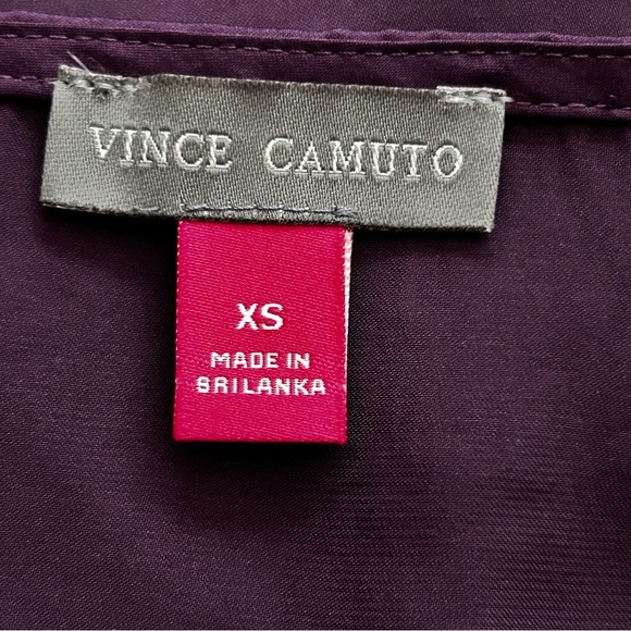 Vince Camuto Purple Billowy Long Sleeve Blouse - Picture 4 of 9